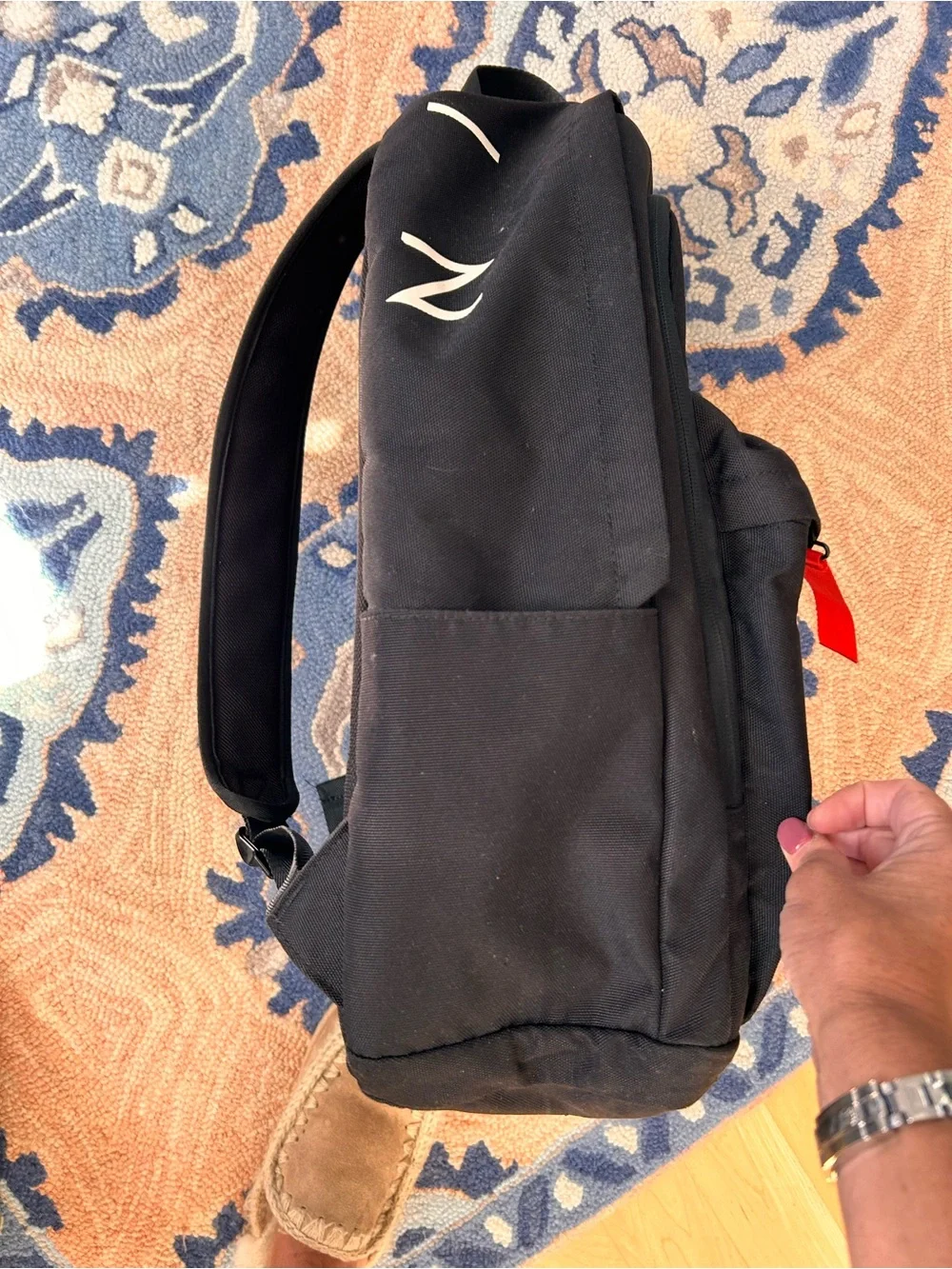 The Nike 3BRAND by Russell Wilson Dual Logo Daypack has a